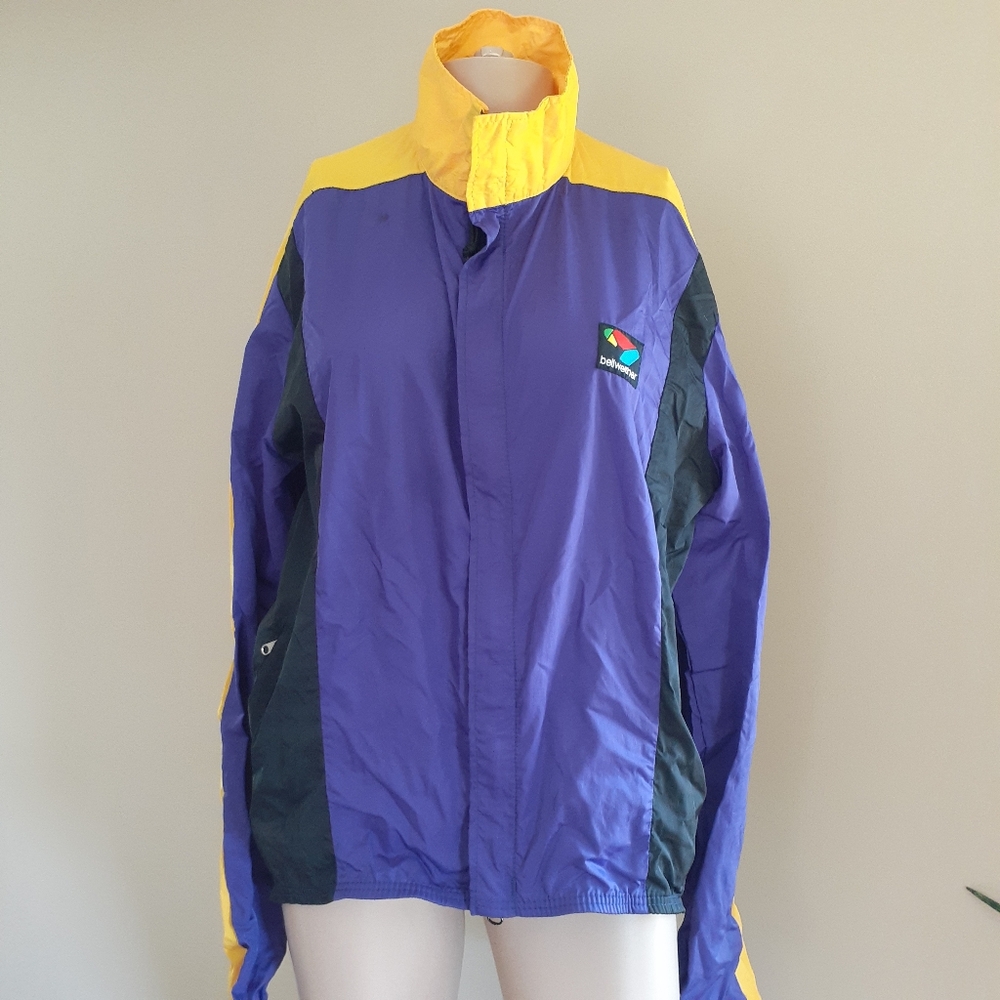 Vintage Bellwether purple full zip windbreaker size medium